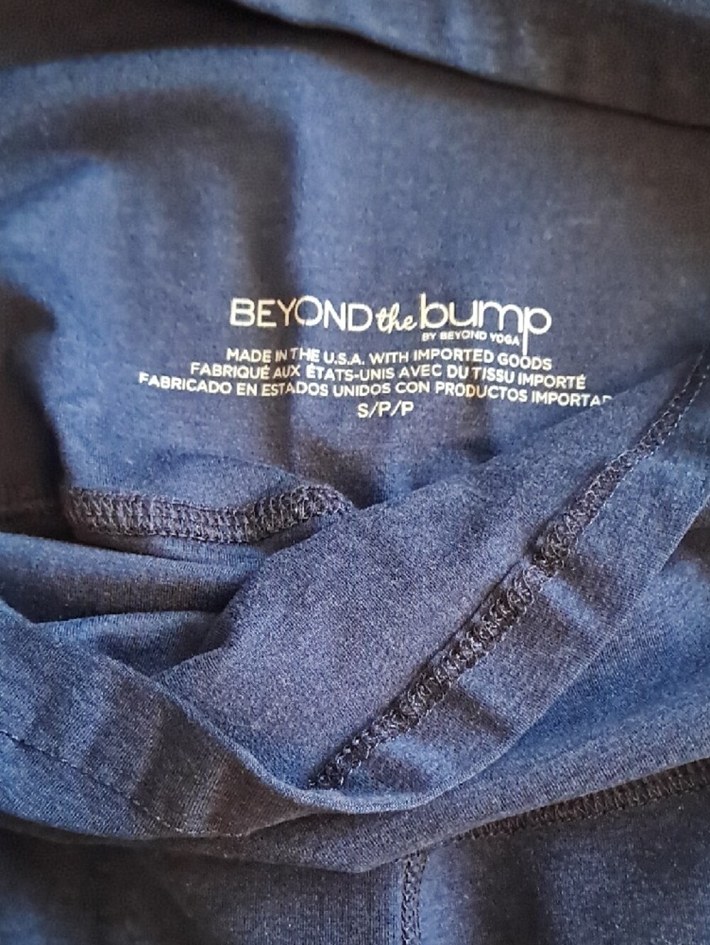 Beyond the Bump Navy Maternity Leggings - Picture 2 of 4